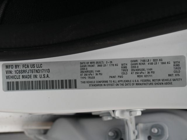 2026 RAM Ram 1500 Laramie Night Edition