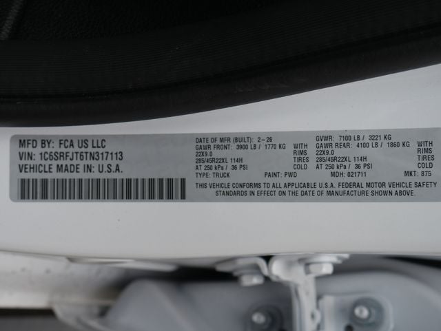 2026 RAM 1500 Laramie Night Edition