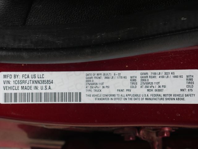 2022 RAM 1500 Laramie