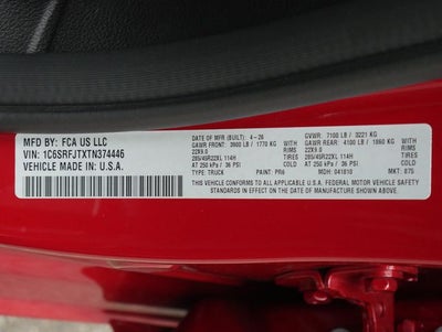 2026 RAM 1500 Laramie Night Edition