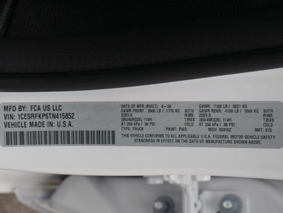 2026 RAM Ram 1500 Tungsten