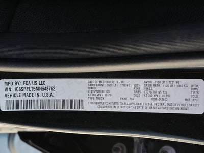 2021 RAM 1500 Rebel