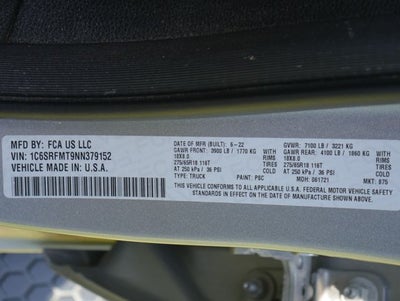 2022 RAM 1500 Big Horn/Lone Star