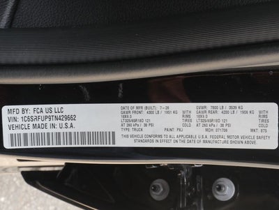 2026 RAM Ram 1500 RHO