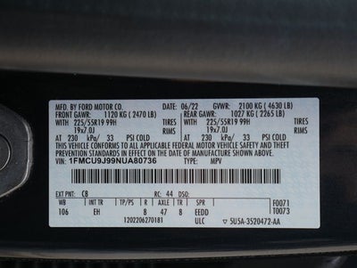 2022 Ford Escape Titanium