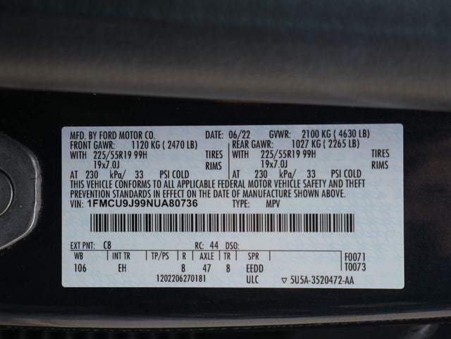 2022 Ford Escape Titanium