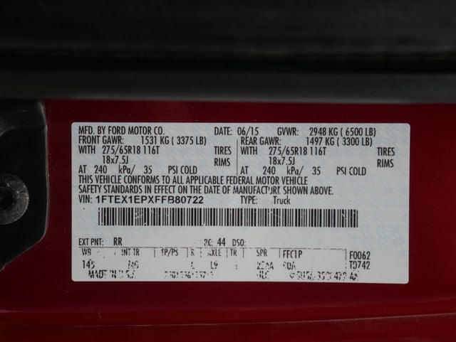 2015 Ford F-150 XLT