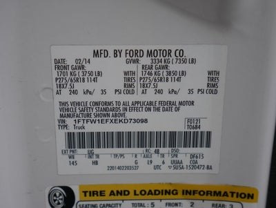 2014 Ford F-150 Lariat
