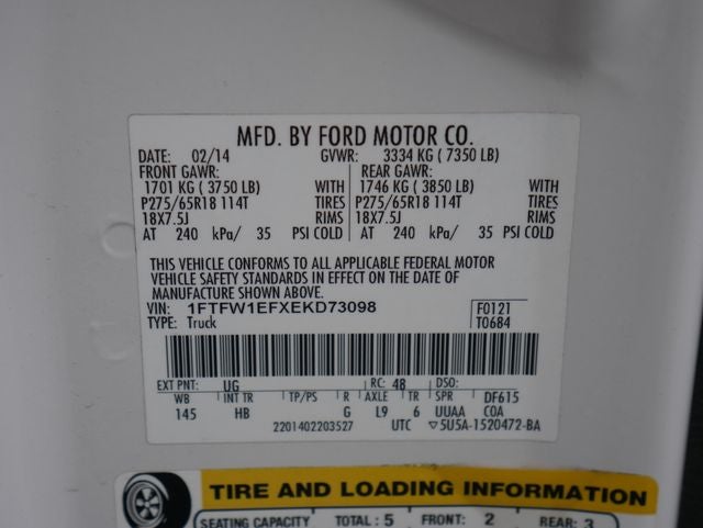 2014 Ford F-150 Lariat