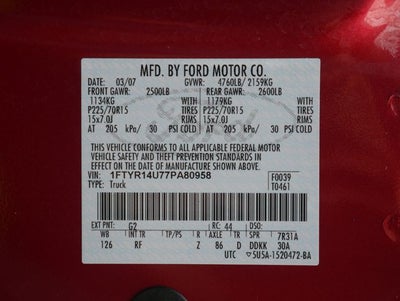 2007 Ford Ranger XL