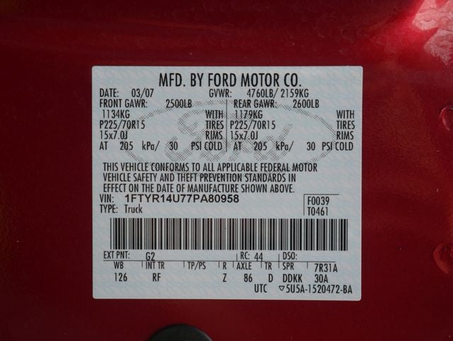 2007 Ford Ranger XL