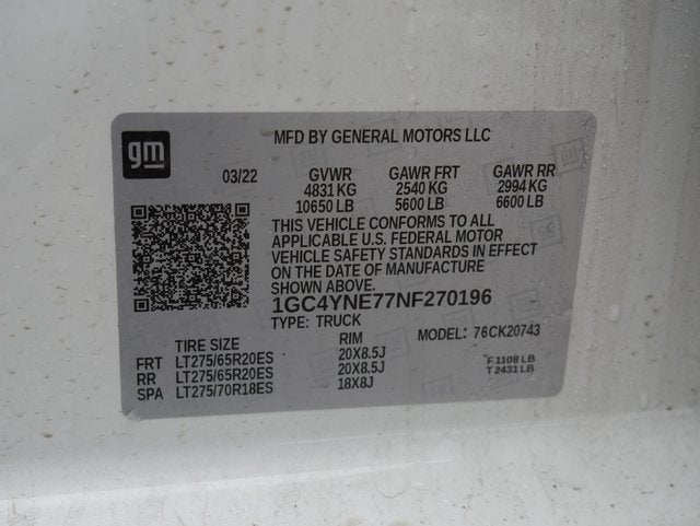 2022 Chevrolet Silverado 2500HD LT