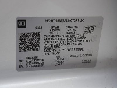 2022 Chevrolet Silverado 3500HD LTZ