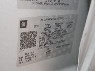 2020 Chevrolet Silverado 1500 Custom