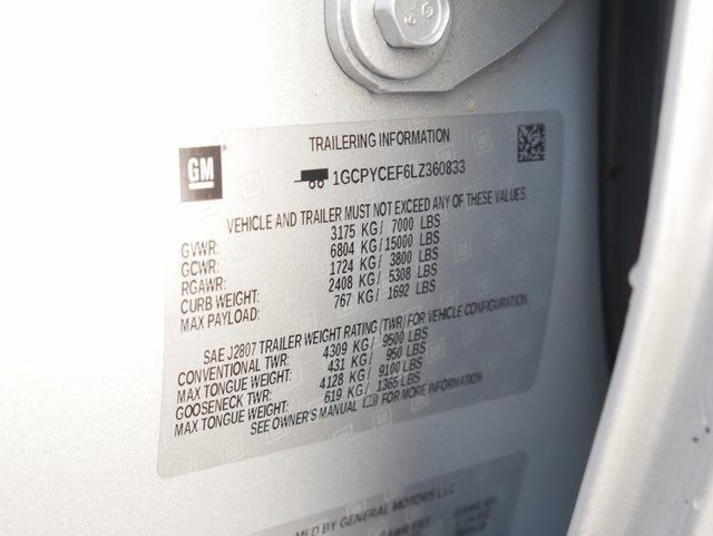 2020 Chevrolet Silverado 1500 Custom Trail Boss