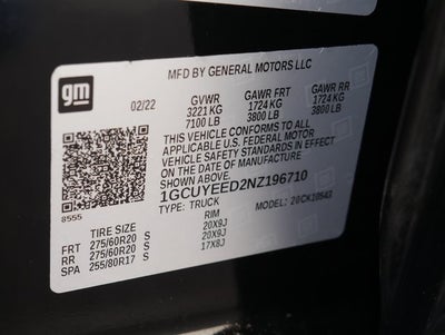 2022 Chevrolet Silverado 1500 LTD RST