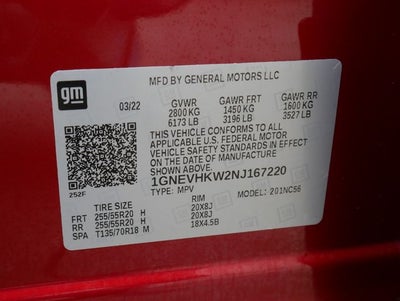 2022 Chevrolet Traverse LT Leather