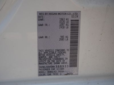 2024 Nissan Altima 2.5 SV