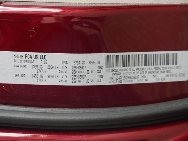 2017 Chrysler Pacifica Touring L