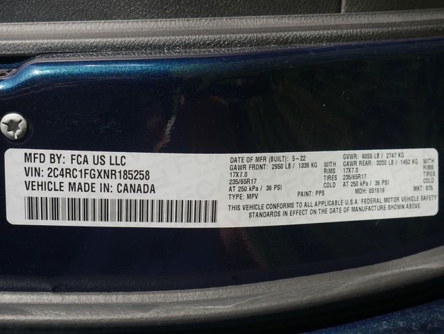 2022 Chrysler Pacifica Touring