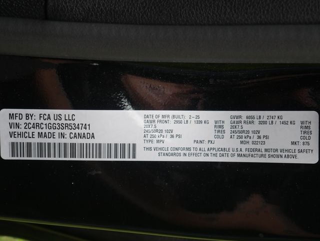 2025 Chrysler Pacifica Limited