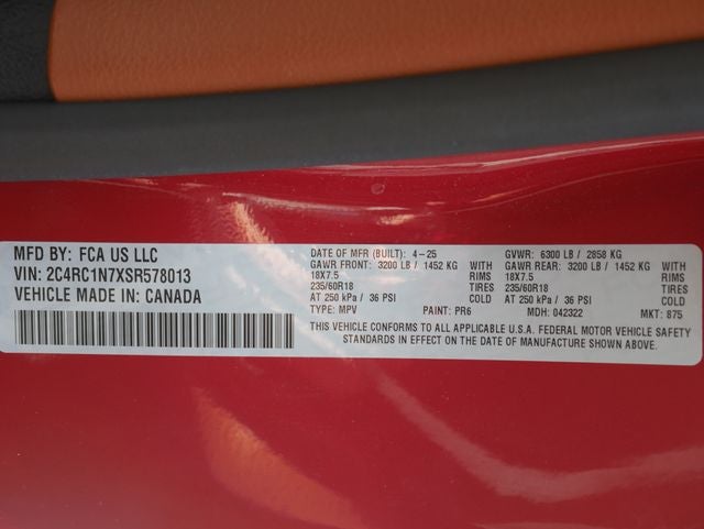 2025 Chrysler Pacifica Hybrid Pinnacle
