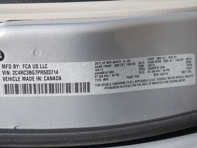2023 Chrysler Pacifica Touring L
