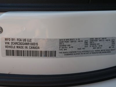 2022 Chrysler Pacifica Limited