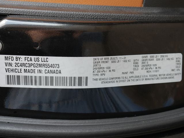 2021 Chrysler Pacifica Pinnacle