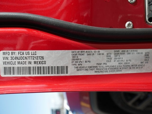 2026 Jeep Compass Limited Altitude