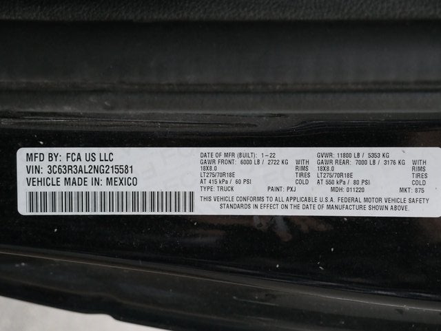 2022 RAM 3500 Tradesman