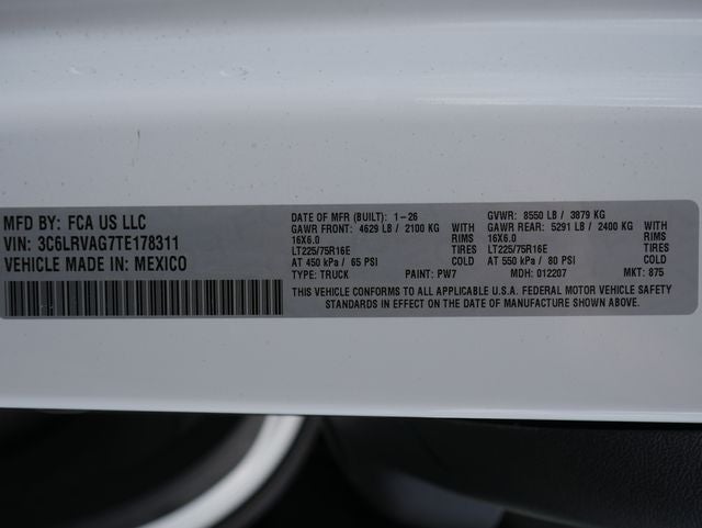 2026 RAM Ram ProMaster Low Roof