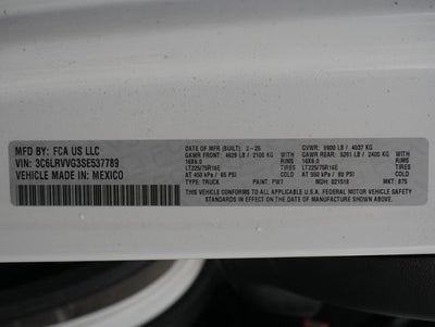 2025 RAM ProMaster 2500 Base