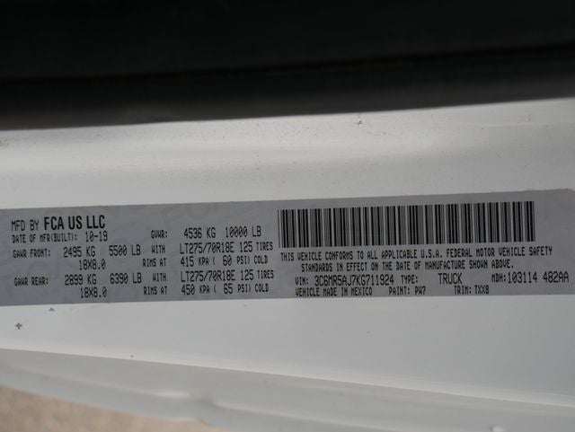 2019 RAM 2500 Tradesman