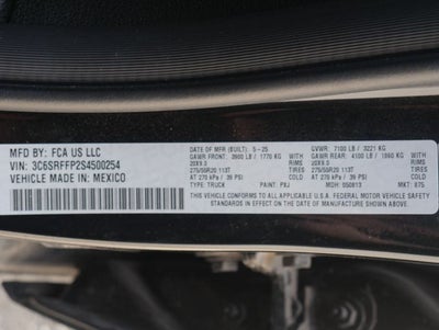 2025 RAM 1500 Big Horn/Lone Star Night Edition