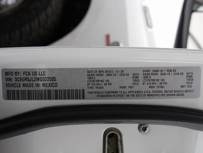 2021 RAM 2500 Big Horn