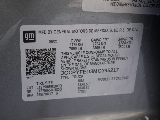 2021 Chevrolet Silverado 1500 LT Trail Boss