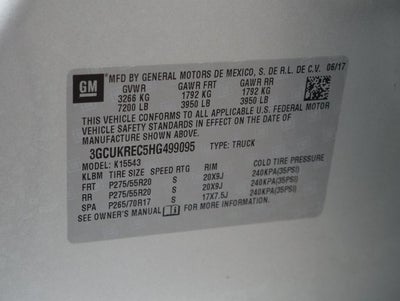 2017 Chevrolet Silverado 1500 LT LT2