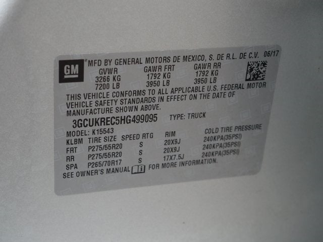 2017 Chevrolet Silverado 1500 LT LT2