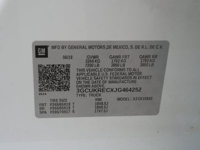 2018 Chevrolet Silverado 1500 LT LT2