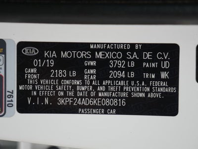 2019 Kia Forte LXS