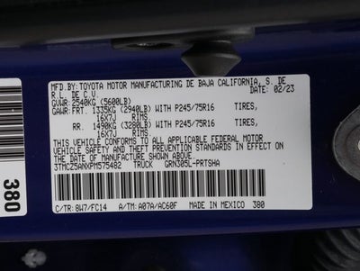 2023 Toyota Tacoma SR5