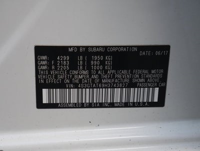 2017 Subaru Impreza 2.0i Limited