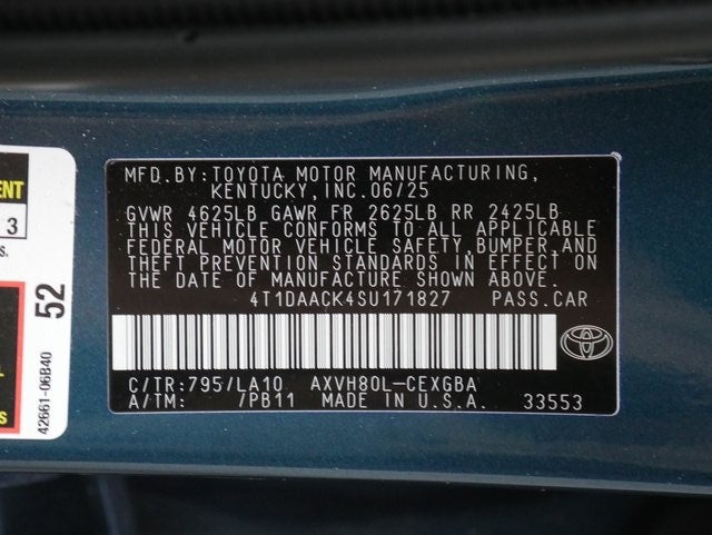 2025 Toyota Camry Base