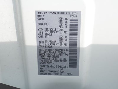 2024 Nissan Rogue SV