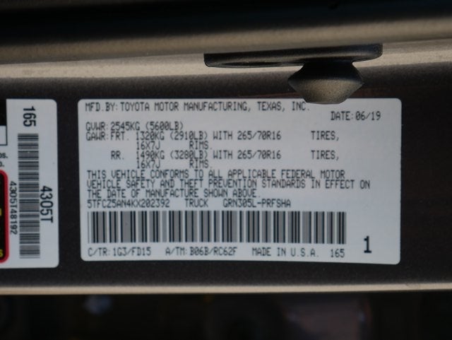 2019 Toyota Tacoma V6