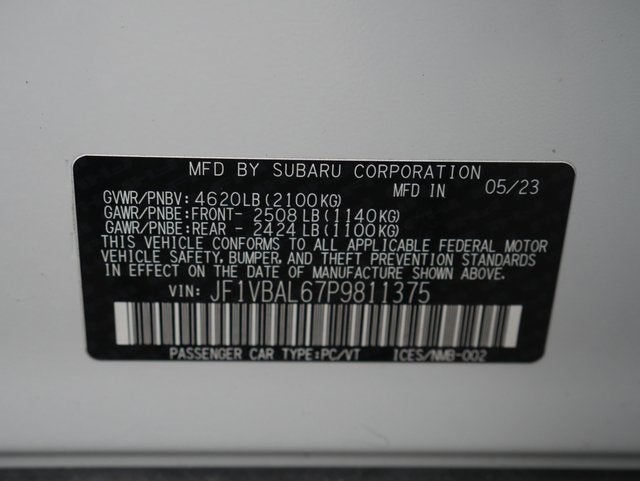 2023 Subaru WRX Limited