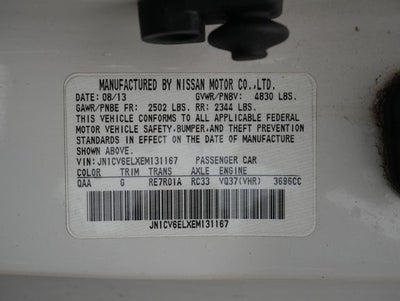 2014 INFINITI Q60 Base