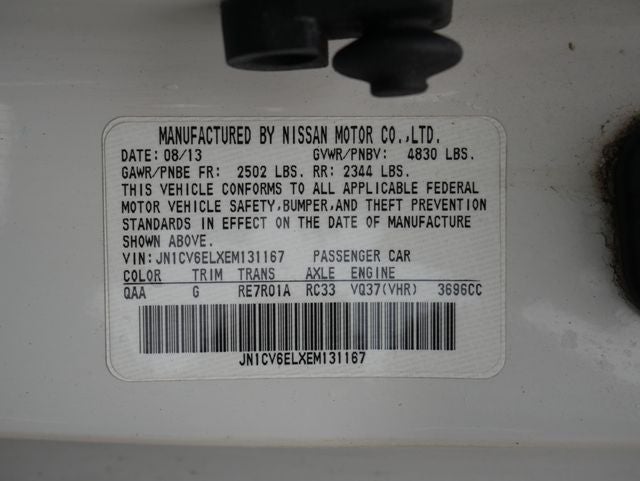 2014 INFINITI Q60 Base