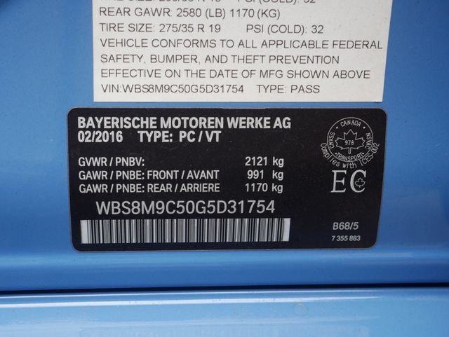 2016 BMW M3 Base